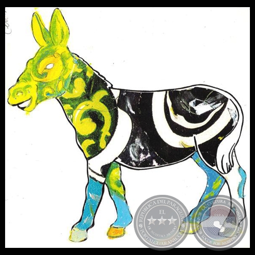 CHE BURRITO LAMBARÉ (NAME OR THEME OF PARTY ANIMAL), 2002 - Obras de OSCAR CENTURIÓN FRONTANILLA